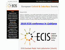 Tablet Screenshot of ecis-web.eu